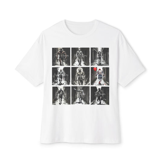 Unisex Oversized Boxy Tee with Graphic Print - Choose Your Own Path, Casual Fashion, Streetwear, Gift for Him/Her/Teen
