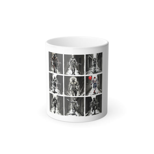 Color-Changing Coffee Mug, Unique Gift for Space Lovers, Interactive Drinkware, Fun Home Office Decor, Sci-Fi Themed Mug, Birthday Present